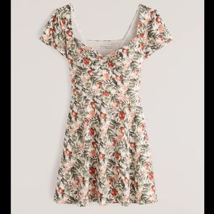 Abercrombie Floral Knot-Front Mini Dress